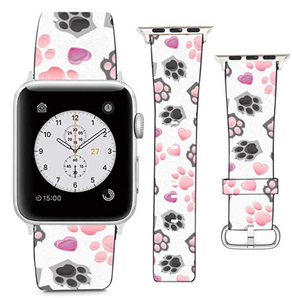 Cat Paws og Heart Patterns