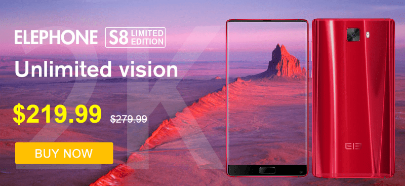 Elephone S8 Limited Edition Til salgs på Gearbest.com