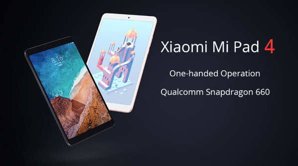 Xiaomi Mi Pad 4-nettbrett Tilgjengelig på GearVita.com