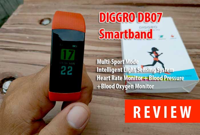 [Gjennomgang] Diggro DB07 Fitness Tracker –Et smartbånd med HRM + BPM