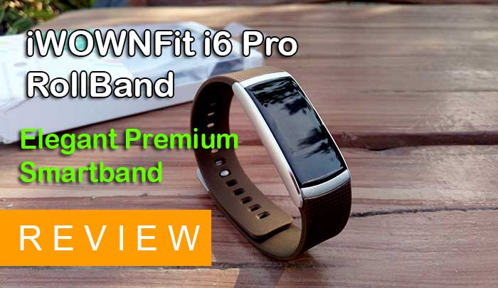 iWOWNFit i6 Pro RollBand - Elegant Premium Smartband