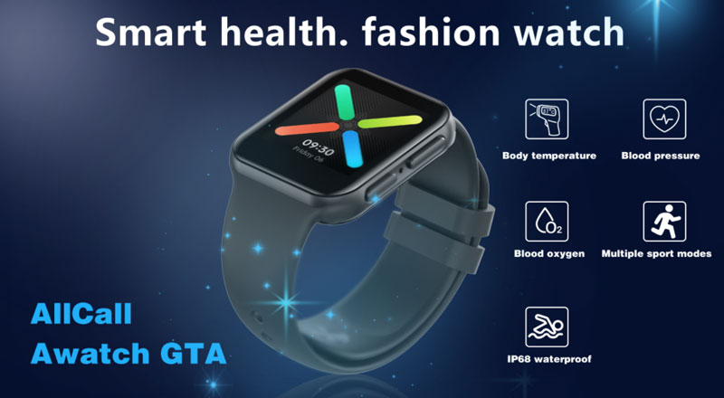 AllCall Watch GTA Smartwatch - Lett og trendy