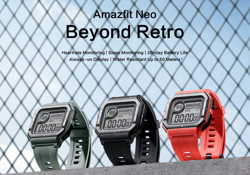 Amazfit Neo Smart Watch - Gjennomgang av funksjoner