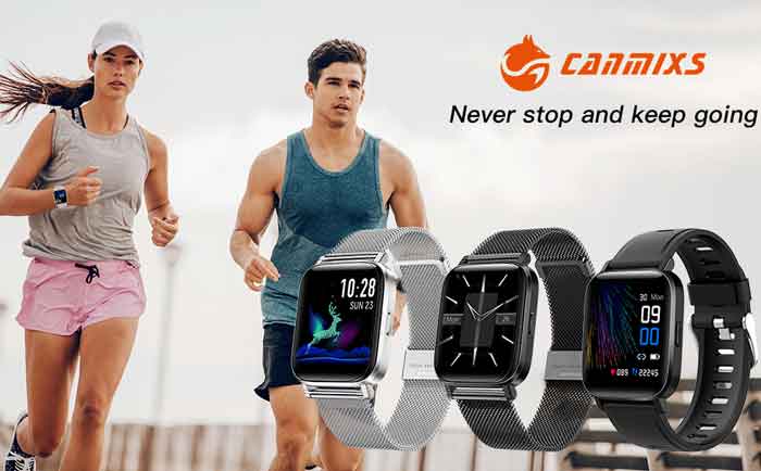 CanMixs Smartwatch Model ZX08 - Elegant, fasjonabel smartklokke