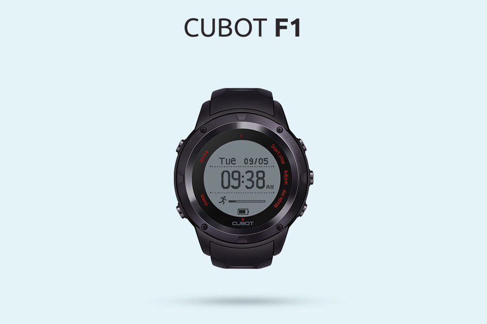 Cubot F1 Smartwatch - Sporty utendørs smartwatch