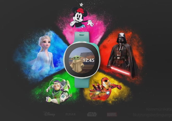 Disney Neo Smartwatch - Gjennomgang av funksjoner -Yoda, Mini Mouse Elsa og mer