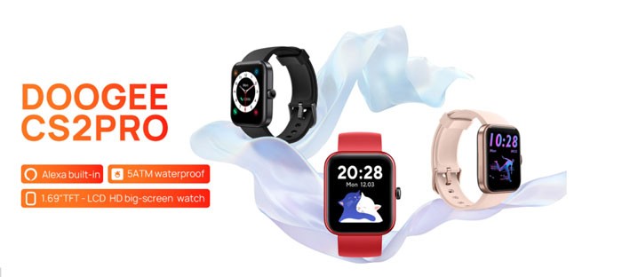 DooGee CS2 Pro SmartWatch - En smartklokke med innebygd Alexa