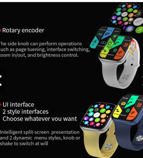 FK100 Smartwatch - utstyrt med trådløs lading