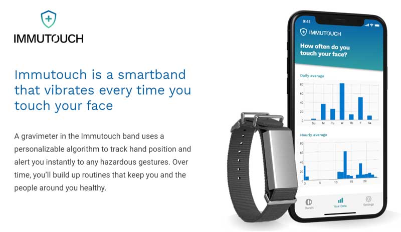 Immutouch smartbånd