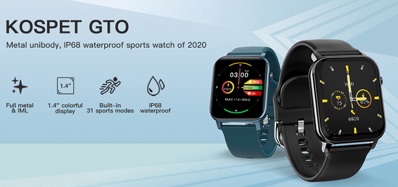 Kospet GTO Smartwatch - Gjennomgang av funksjoner