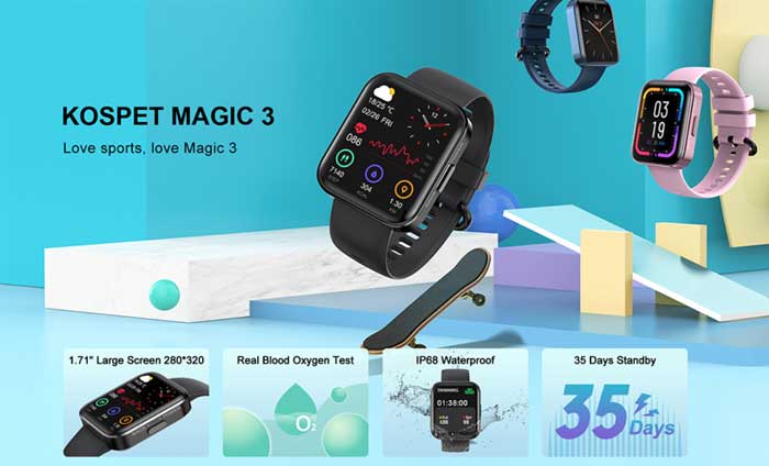 Kospet-Magic-3-smartklokke