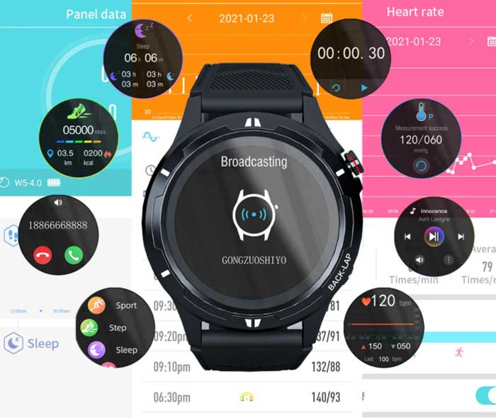 LOKMAT-Comet-3-smartwatch-funksjoner