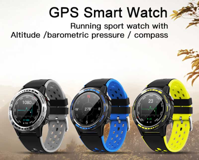 M7C Smartwatch - Robust smartklokke med innebygd GPS