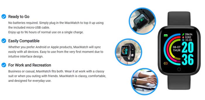 maxwatch smartklokke