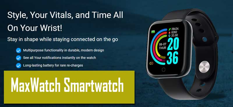 maxwatch smartwatch-funksjoner