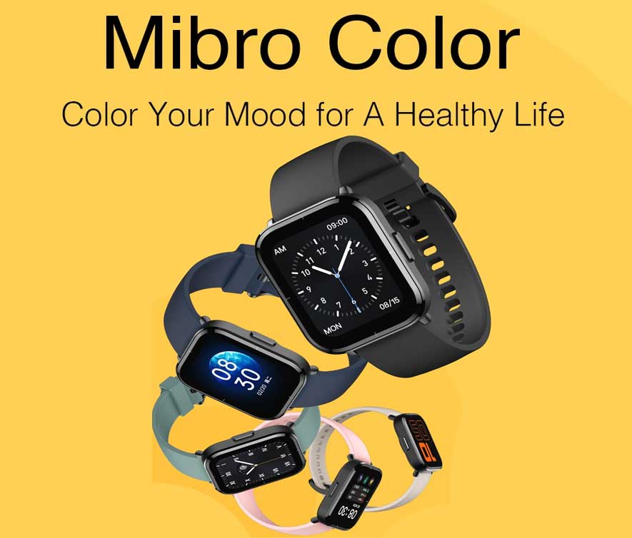 MiBro Color Smartwatch - Gjennomgang av funksjoner med kupongkoder