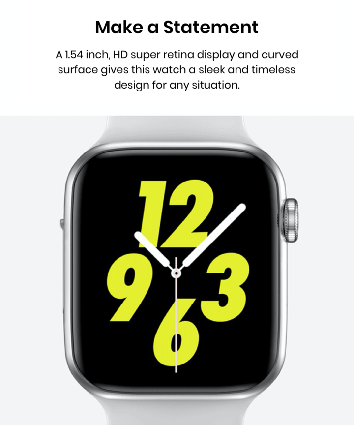 ModernMerch Smartwatch - Oppgradert 2020-versjon - A Watch 5 Clone?