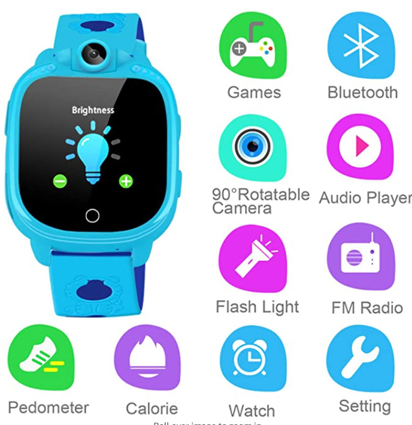 Prograce Kids Smartwatch - Har roterbart kamera, spill, første gjennomgang