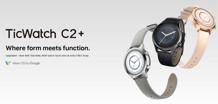 ticwatch c2 + smartklokke