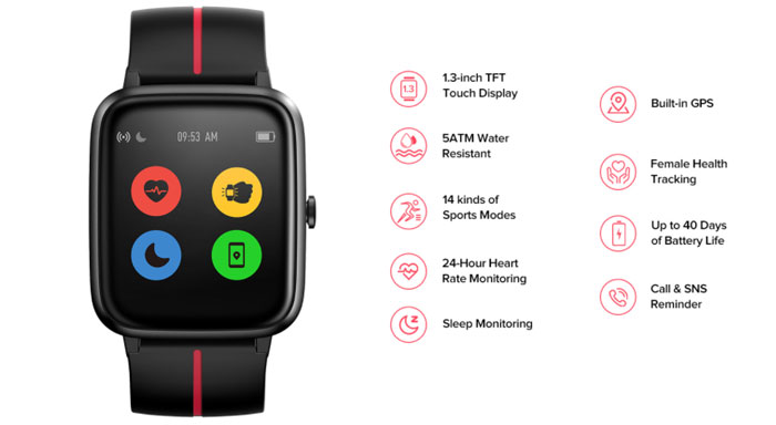 Ulefone Watch - Gjennomgang av funksjoner