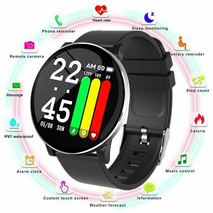 WearFit-smartwatch-W8-funksjoner