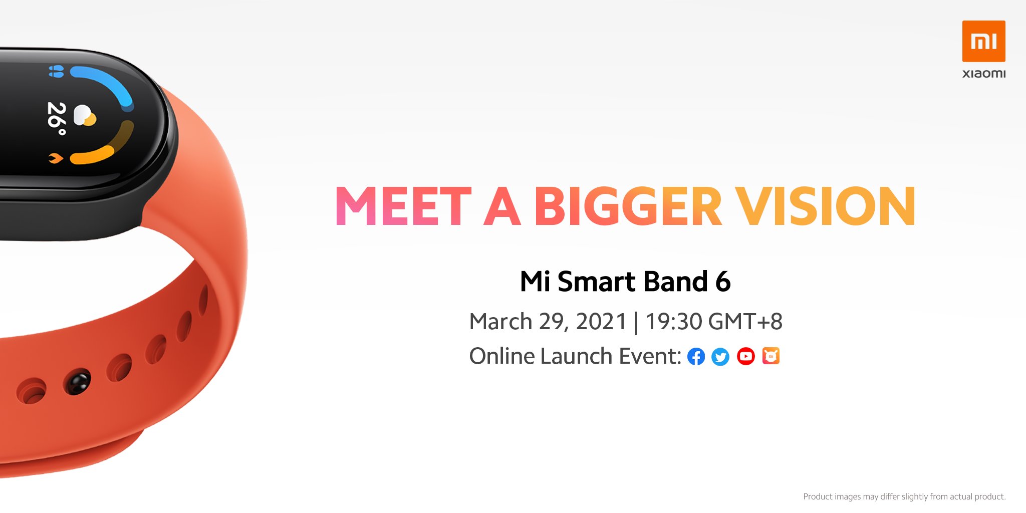 Utgivelsesdato og lekkede bilder på Xiaomi Mi Band 6
