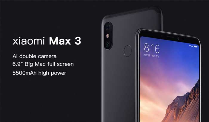 Xiaomi Mi Max 3 64 GB - Kupongkode
