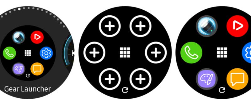 Beste appstarter widget for Galaxy Active / Active 2 Smartwatch
