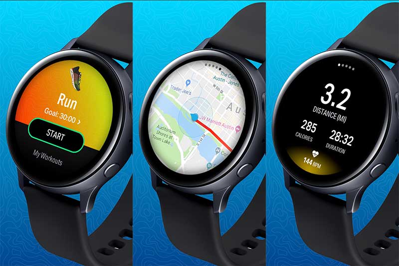 mapmyrun for Galaxy watch aktiv 2
