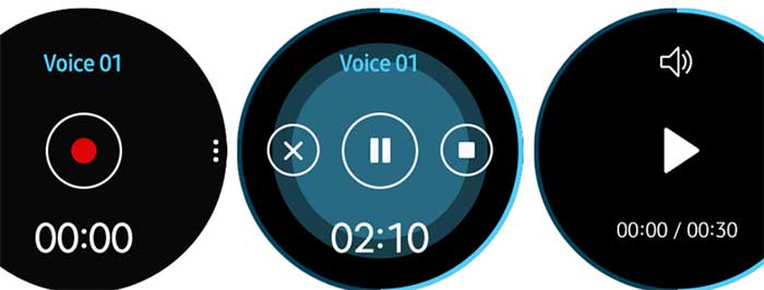 Gear Voice Memo-app