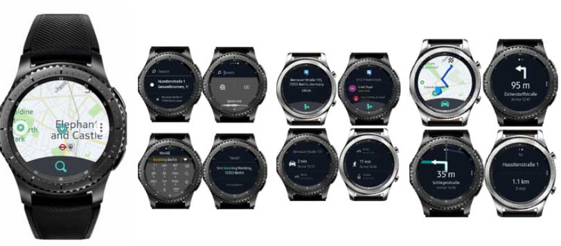 HER WeGo-app for Galaxy Watch Active