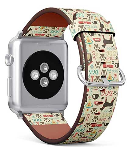 Retro utskiftningsrem til hund for Apple Watch
