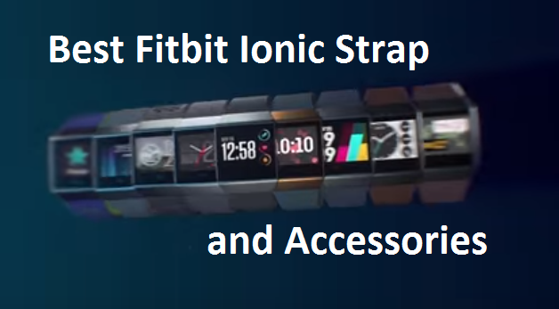 Beste Fitbit Ionic Strap - Sport Leather Band og tilbehør