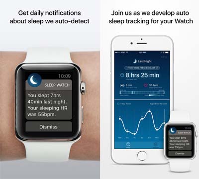 Beste Sleep Tracker / Monitor app for Apple Watch