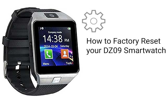 Slik tilbakestiller du DZ09 Smartwatch