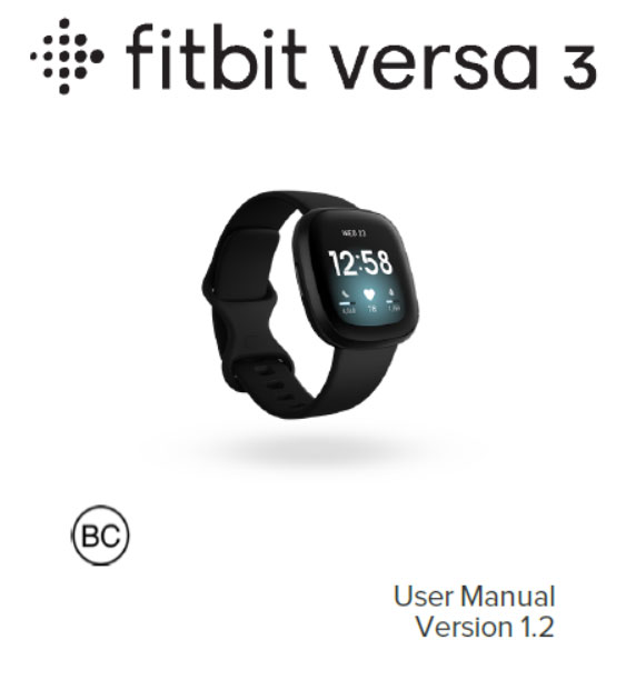 Fitbit-Versa-3-brukerhåndbok