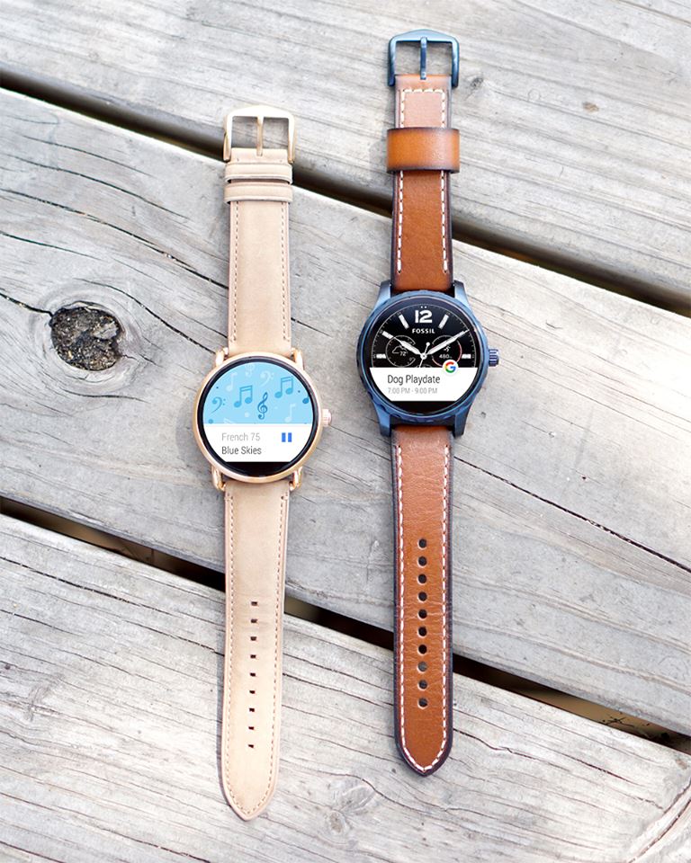Fossil Q Wander og Q Marshal Tilgjengelig 12. august
