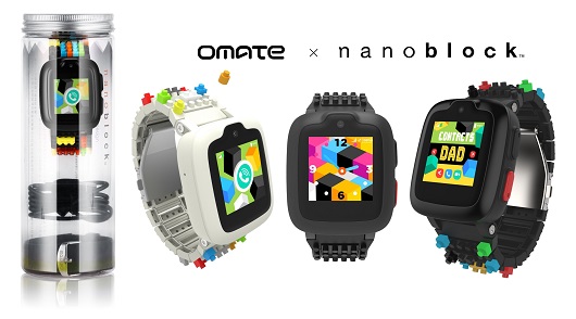 Omate X NanoBlock Kids Smartwatch –med Secured End to End VPN Security