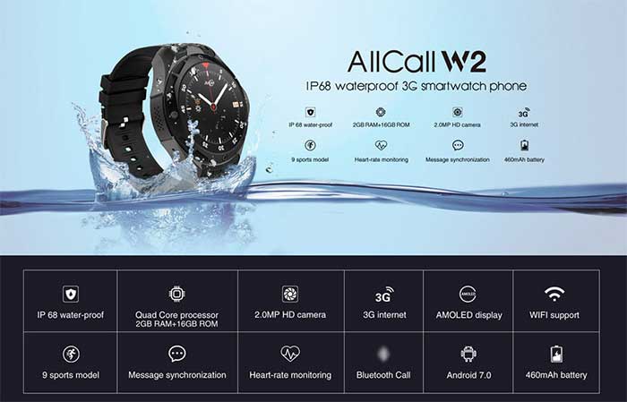 AllCall W23G Smartwatch - Kupongkode