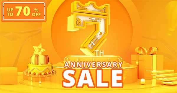 Geekbuying 7th Anniversary Sale! Smartklokker inkludert