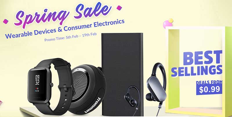 Geekbuying Spring Sale Festival - Wearable Devices er i salg!