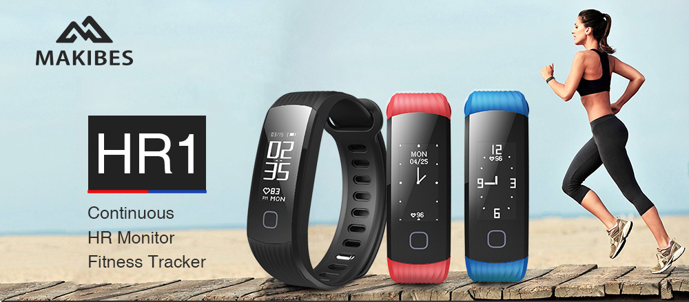 Makibes HR1 - Sport Smartband Deal [kupongkode inne]