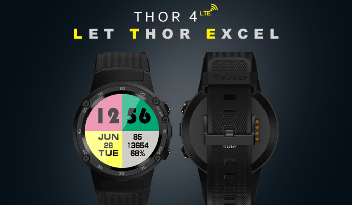 Zeblaze THOR 4 er her! - En 4G LTE Smartwatch